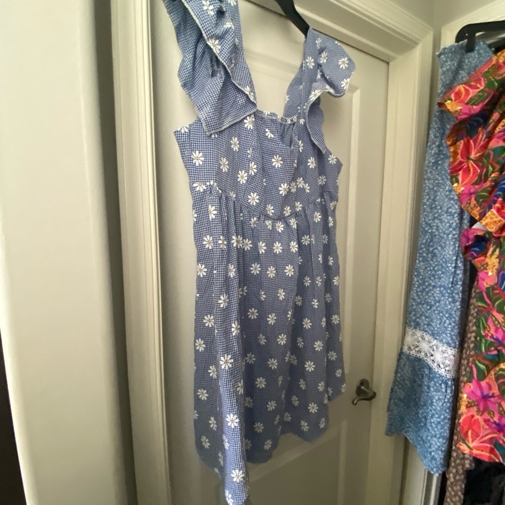 Blue Floral Women’s Dress